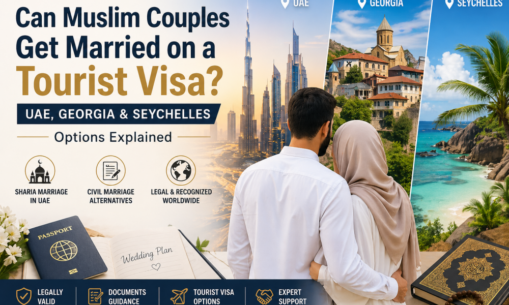 can Muslim couples get married on a tourist visa